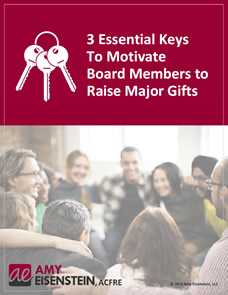 FREE eBook: 3 Essential Keys to Motivate Board Members to Raise Major Gifts